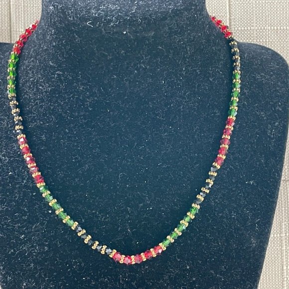 Women Necklace Mala Multi Color Beads Wrap Bracelet Multi Use Jewelry - Picture 5 of 9